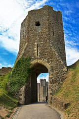 Obraz premium Colton's Gate at Dover Castle in Kent, England, United Kingdom