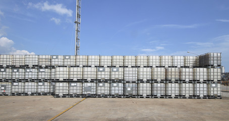 Fototapeta premium Plastic chemical tank