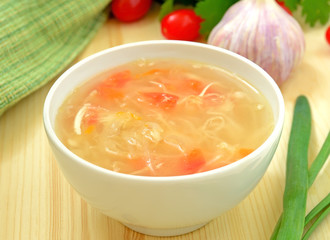 Sauerkraut soup