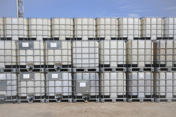 Plastic chemical tank