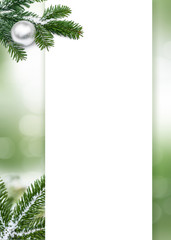 Weihnachtsdekoration, Saison, Grußkarte, grün - 57869172