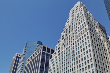 New York. Ciel bleu.