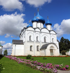 Fototapeta na wymiar Cathedral of the Nativity in Suzdal Kremlin