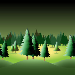 Seamless forest