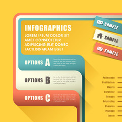 abstract infographics design