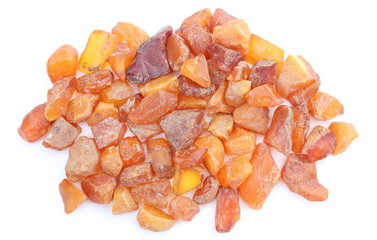 Raw ambers from coast of Baltic sea