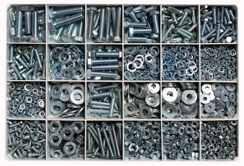 A set screws and nuts