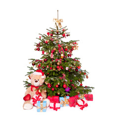 weihnachtsbaum mit geschenken
