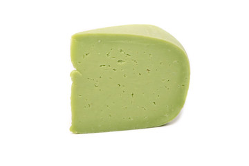 Close up of wasabi cheese.