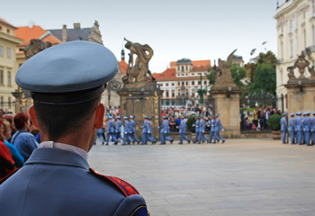 Guard in Prague