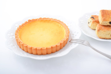 チーズケーキとスコーン