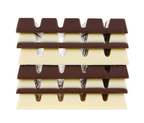 Stack of chocolate bars