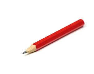 Lead pencil isolated on white background