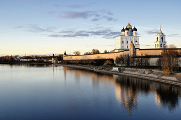 River view on Pskov Kremlin, Krom