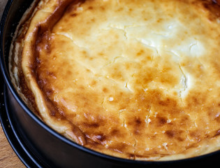 Frischer Käsekuchen