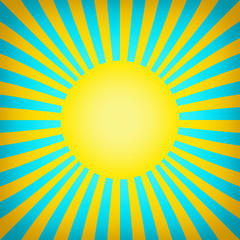 Abstract background with rays