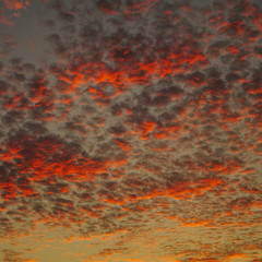 Beautiful skys at sundown with different pattern