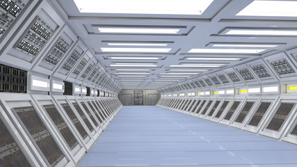 Fototapeta premium SCIFI corridor