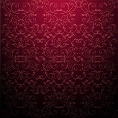 Red floral background