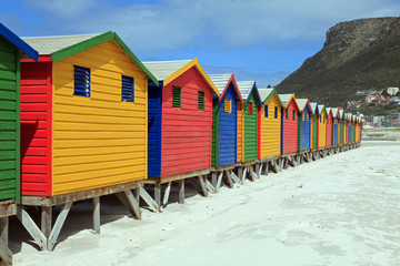 Strandhäuser in Muizenberg