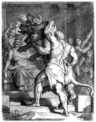 Ancient Greece : Herakles & Cerberus - Mythology
