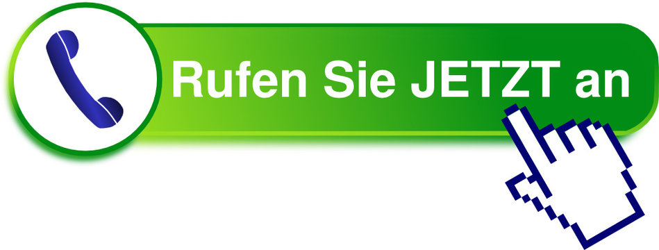 Button Rufen Sie JETZT an mit Hand