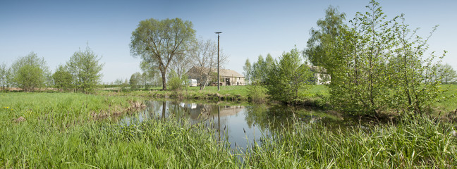 Panoramic Landscape in Poland.