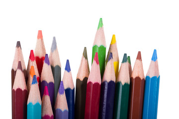 Close Up Colorful Pencils