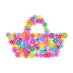 blumen einkaufstasche II