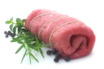 Rohe Rinderroulade