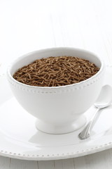 wheat bran cereal breakfast