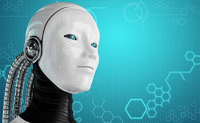 computer robot background