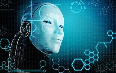 computer robot background