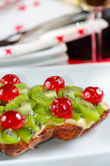 fruitcake for happy christmas