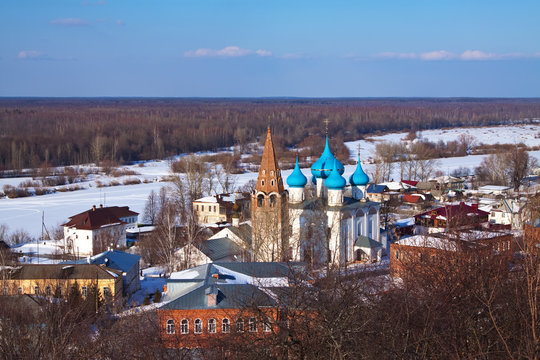   Gorokhovets in winter. Russia