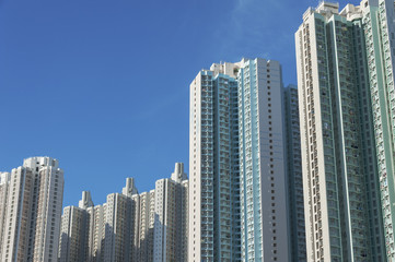 Fototapeta na wymiar Nieruchomości publicznego w Hong Kongu
