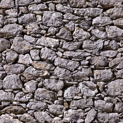 Old gray stone wall texture background.
