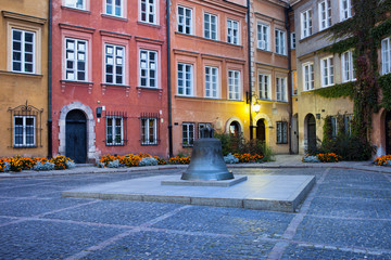 Kanonia Square in the Old Town of Warsaw