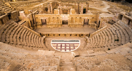 Roman amphitheater in Jerash