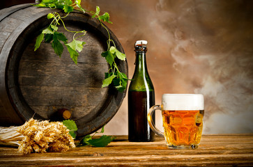 Beer still life