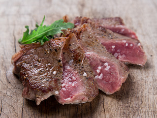 Delicious beef steak