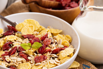 Breakfast with granola