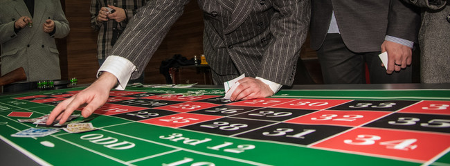 playing in the casino