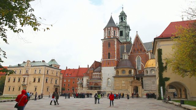 Wawel Cathedral at Wawel Hill in Krakow
