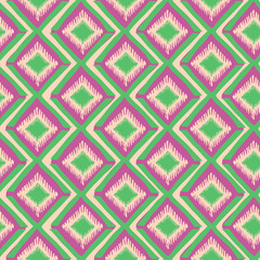 Ethnic geometric seamless pattern