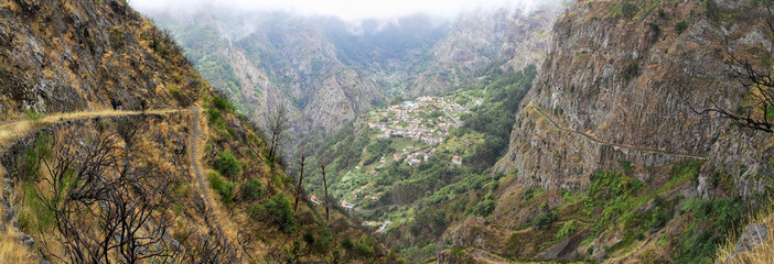 Trail to the Valley of the Nuns (Madeira, Portugal)