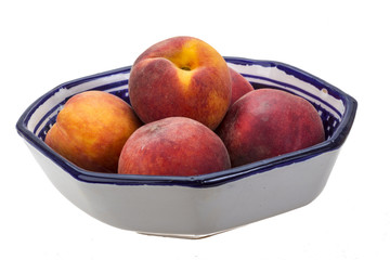 Bright ripe peaches