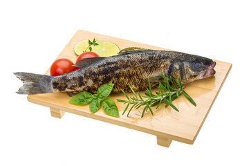 Roasted seabass