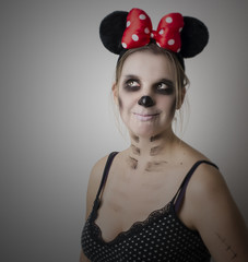 Süße Halloweenmaus