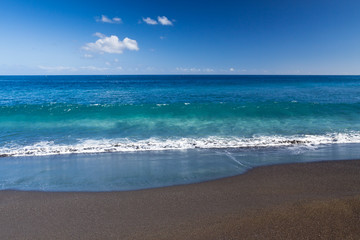 vague cristalline, plage de l'Etang-Salé-les-Bains